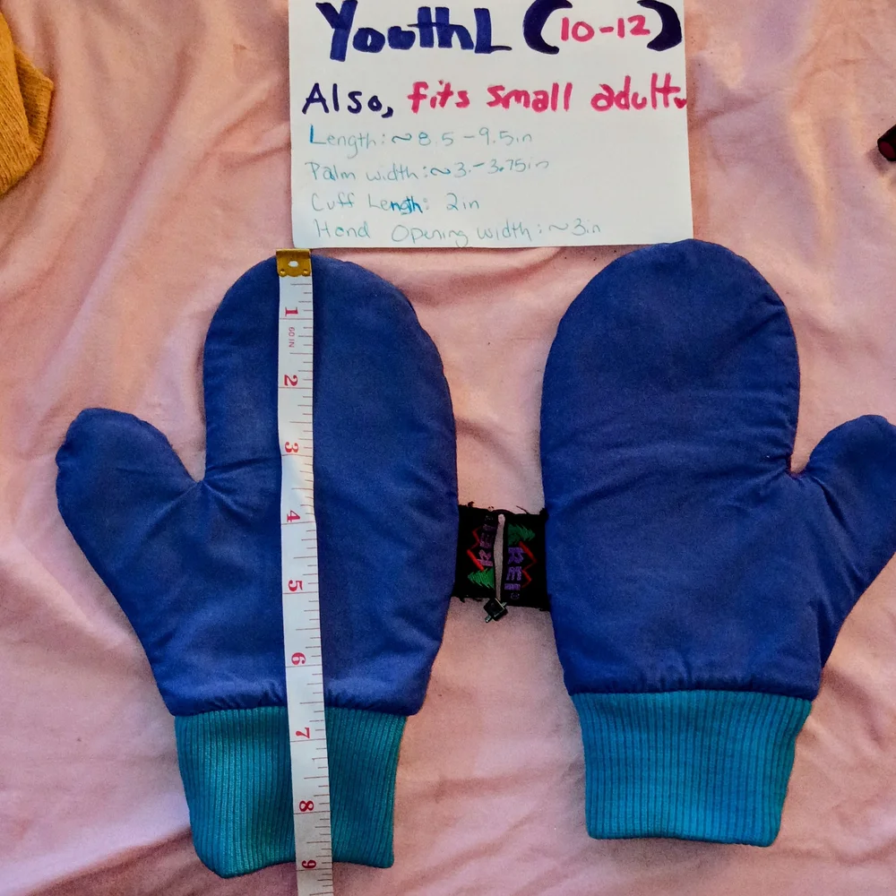 Blue Kids Mittens